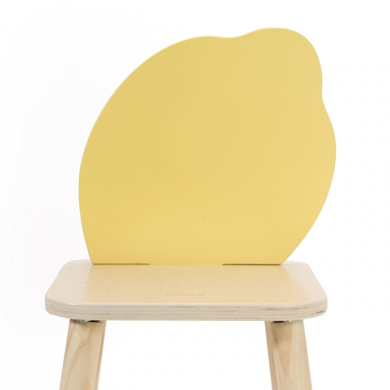 6-CLASSIC WORLD Pastelowe Krzesełko Grace dla Dzieci 3+ (Lemon)-6