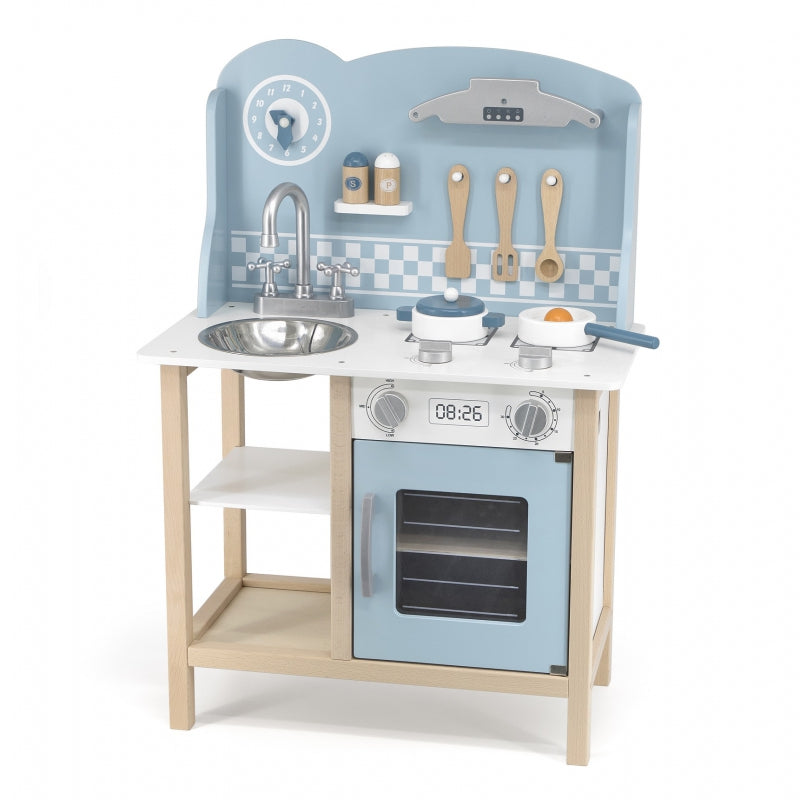 2-VIGA PolarB Drewniana Kuchnia z Akcesoriami Silver - Blue-2