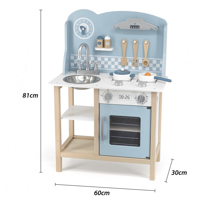 5-VIGA PolarB Drewniana Kuchnia z Akcesoriami Silver - Blue-5