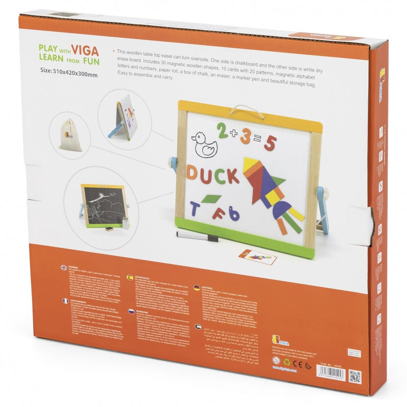 11-VIGA Tablica Magnetyczna 2w1 z Akcesoriami-11